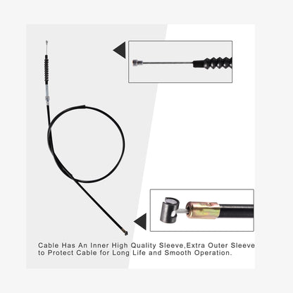 GOOFIT 48.81" Clutch Cable Replacement for 4 Stroke 150cc 200cc 250cc ATV Quad Bike 4 Wheeler Dune Buggy Dirt Pit Bike Off Road Motorbike