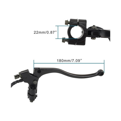 GOOFIT 7/8"Clutch Lever with Cable Replacement for 150cc 200cc 250cc Chinese Dirt Pit Bike