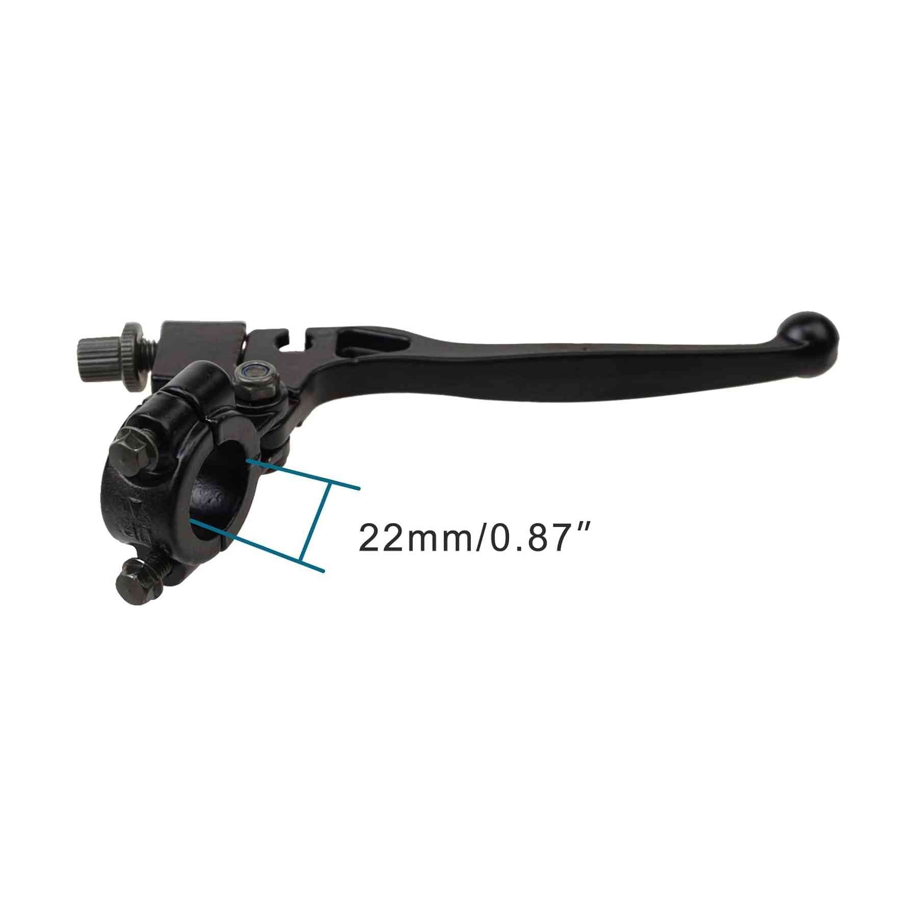 GOOFIT Universal 7/8" Handlebar Left Clutch Lever Replacement for CRF XR SSR 50cc 70cc 90cc 110cc 125cc Engine Chinese Dirt Bikes Pit Bike Black