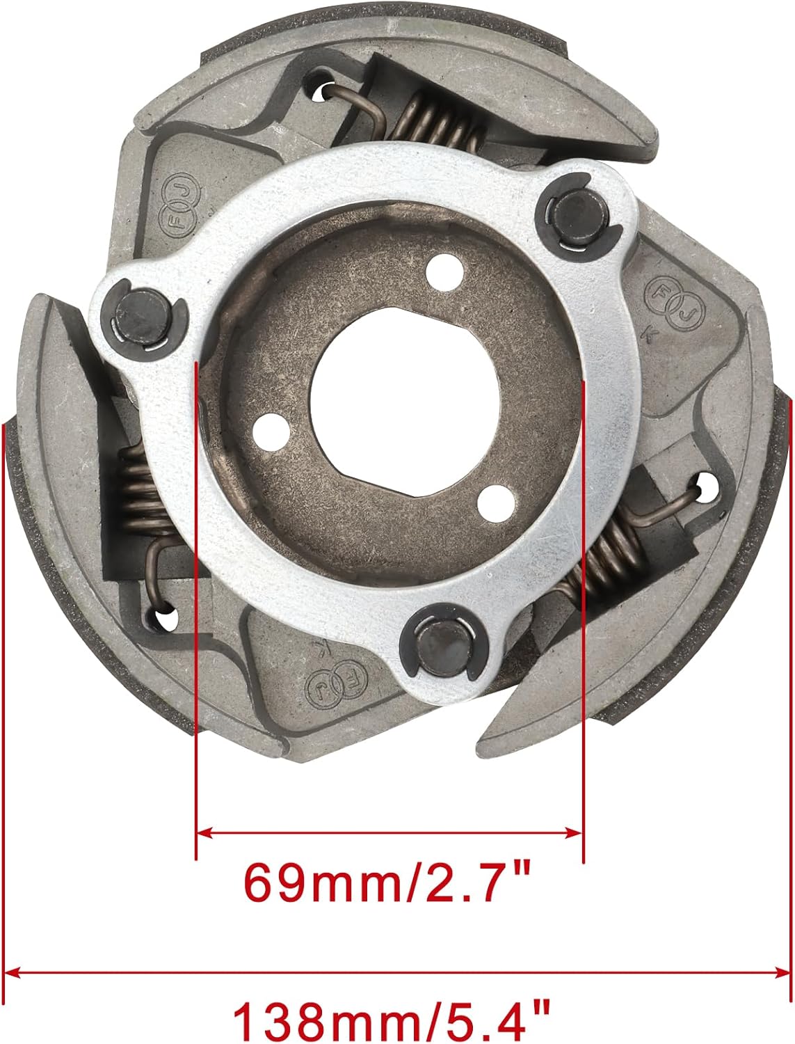 Heavy Duty Clutch Pad with 3 Springs for YP300 TGB Target Blade 250 325