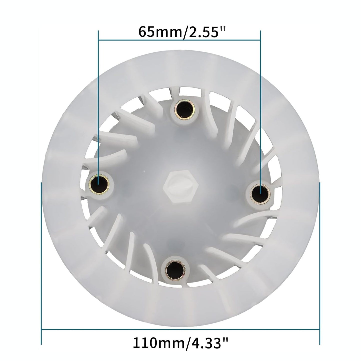 GOOFIT Fan Blade Wheel for GY6 50cc 139qmb Moped Scooter Motorcycle