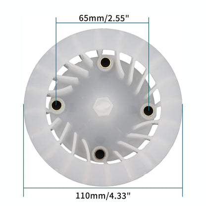 GOOFIT Fan Blade Wheel for GY6 50cc 139qmb Moped Scooter Motorcycle