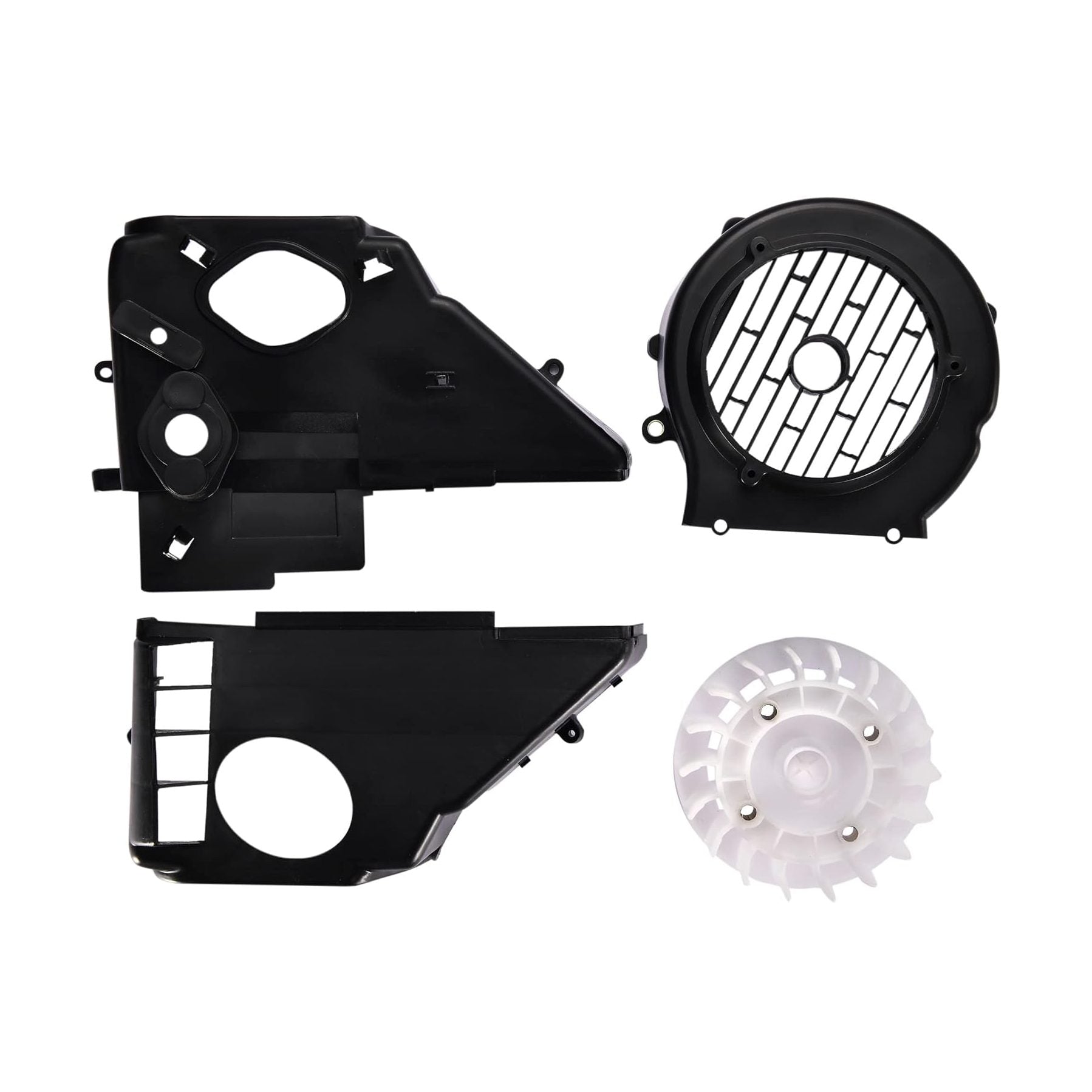 GOOFIT Air Director Cooling Fan Cover Assembly for GY6 125cc 150cc ATV Quad 4 Wheeler Go Kart Moped Scooter