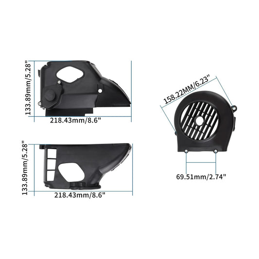 GOOFIT Air Director Assy Replacement for GY6 50cc ATV Taotao Go Kart Moped Scooter