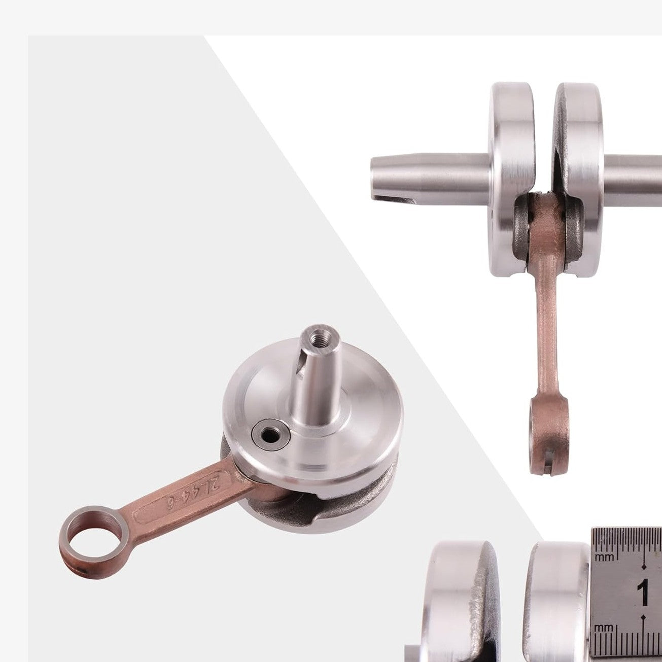 GOOFIT Complete Crankshaft Connecting Rod Assembly Replacement for 2-stroke 47cc 49cc Pocket Bike Mini ATV