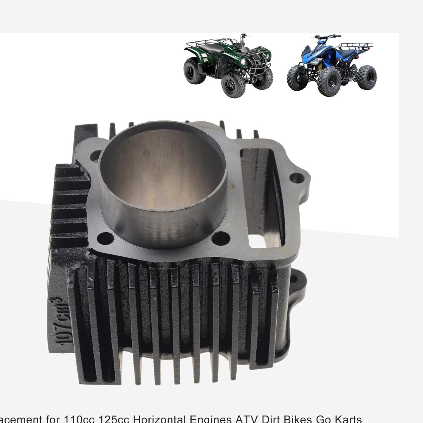 Cylinder Heads 52.4mm For 110cc 125cc Horizontal Engines