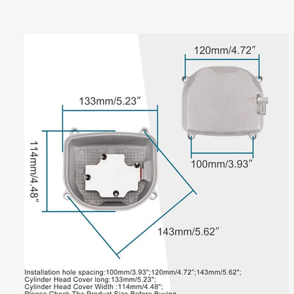 GOOFIT Cylinder Head Cover for 150cc 4 Stroke GY6 Engines Scooter ATV Go Karts