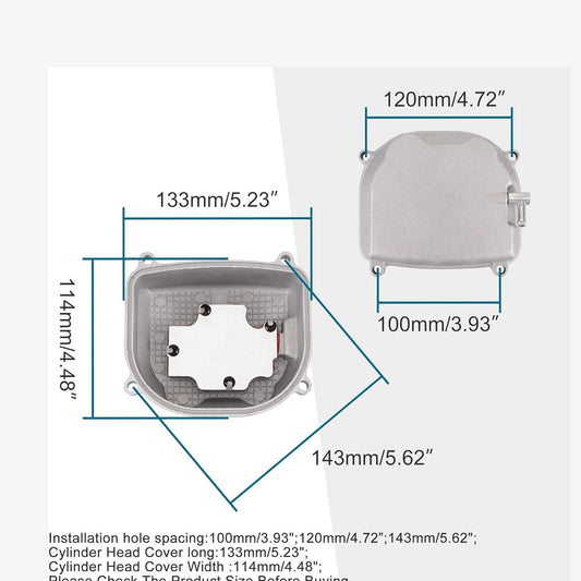 GOOFIT Cylinder Head Cover for 150cc 4 Stroke GY6 Engines Scooter ATV Go Karts