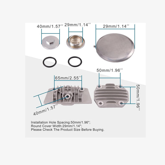 GOOFIT Cylinder Head Cover Sets Replacement for 125cc Taotao SSR ATV Dirt Bike Go Kart