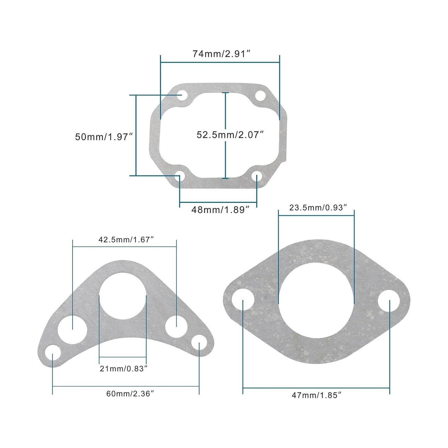 GOOFIT Cylinder Head Gasket Set Replacement for 70cc Taotao Kazuma ATV Dirt Bike Go Kart