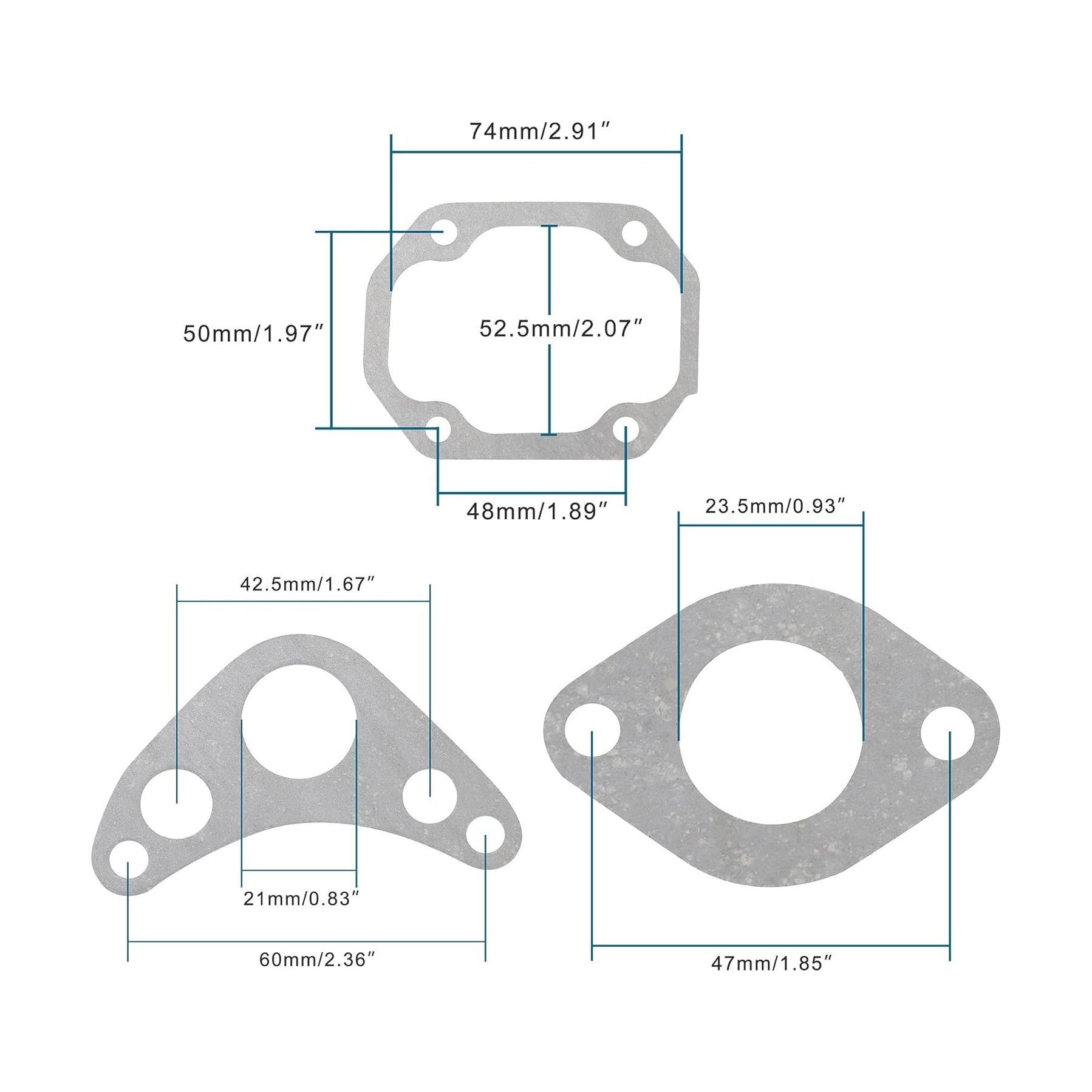 GOOFIT Cylinder Head Gasket Set Replacement for 70cc Taotao Kazuma ATV Dirt Bike Go Kart