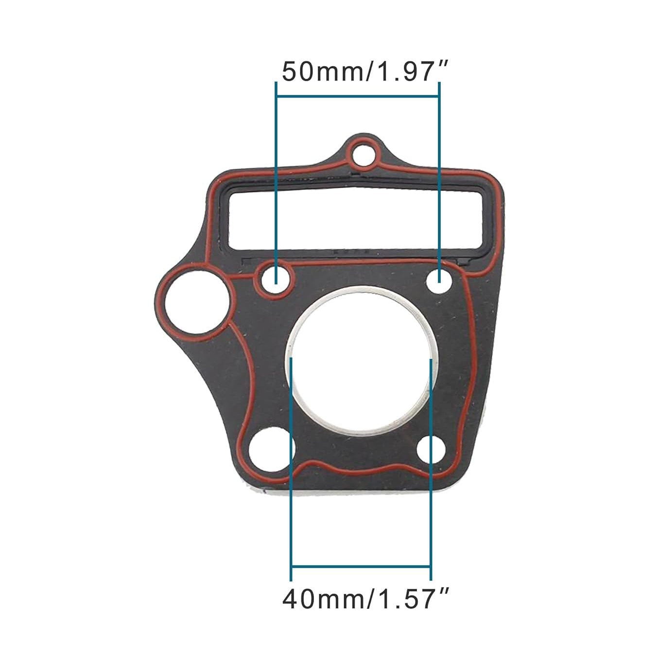 GOOFIT Complete Cylinder Gasket Set for Baja Redcat Panterra 50cc Horizontal Engine ATV Scooter