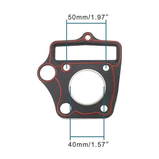 GOOFIT Complete Cylinder Gasket Set for Baja Redcat Panterra 50cc Horizontal Engine ATV Scooter