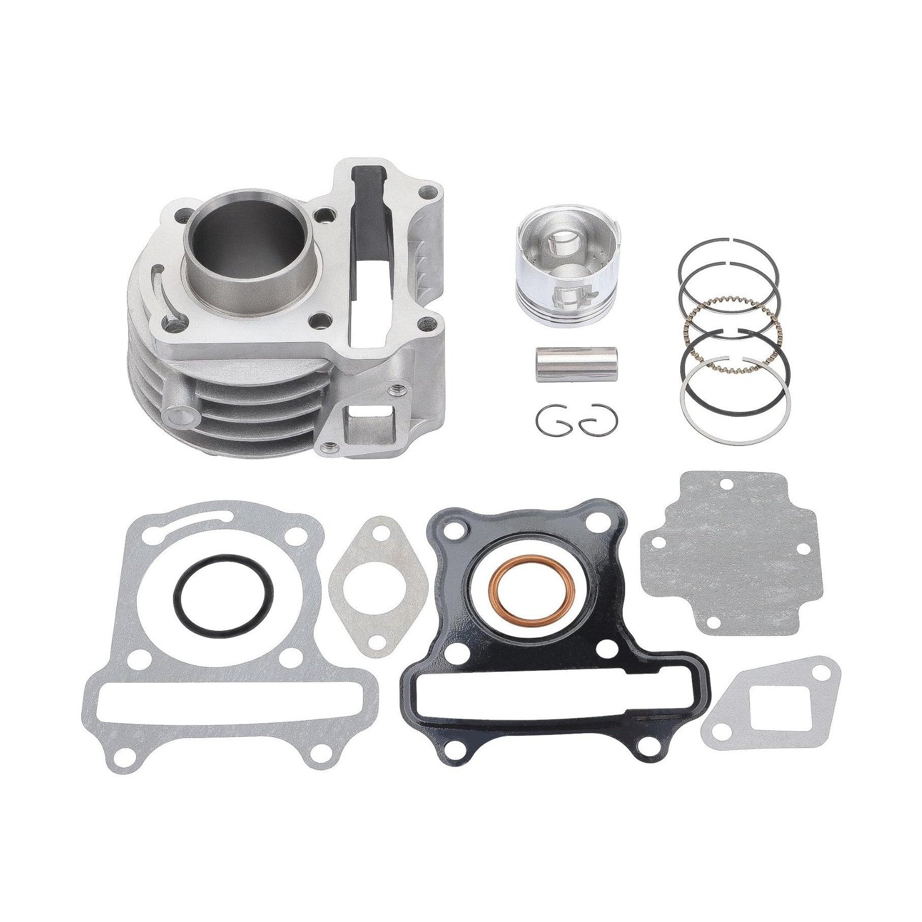GOOFIT Cylinder Kit for 4 Stroke GY6 49cc 50cc ATV Scooter 39mm Bore