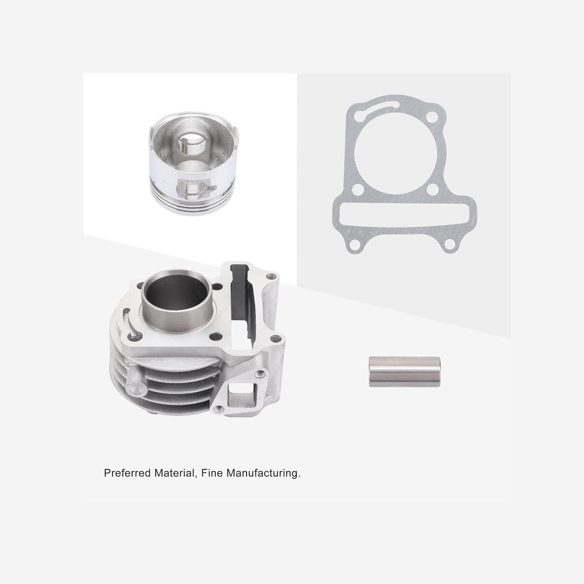 GOOFIT Cylinder Kit for 4 Stroke GY6 49cc 50cc ATV Scooter 39mm Bore