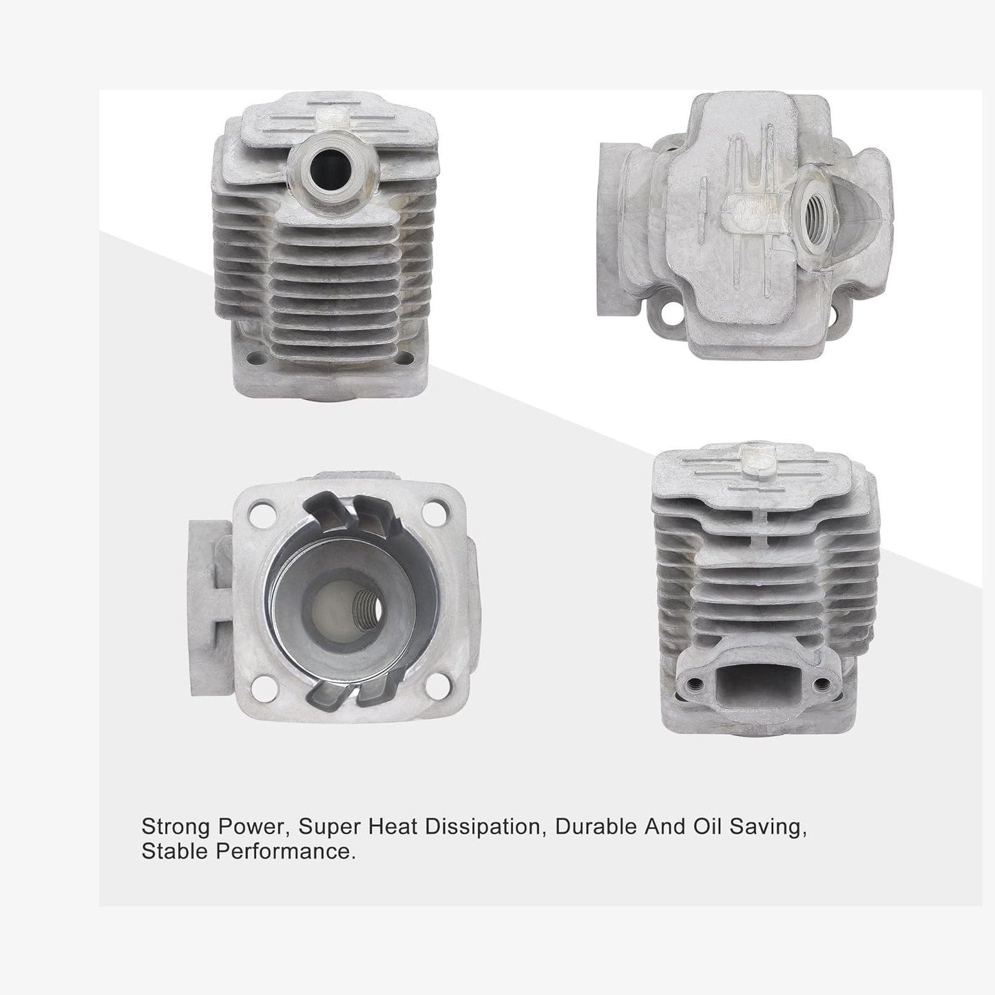 GOOFIT 44mm Big Bore Cylinder Top End Kit for 2 Stroke 47cc 49cc Mini Quad Pocket Bike