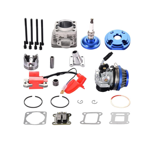 Cylinder Kit 44mm With Carburetor For 2 Stroke 47cc 49cc Engine