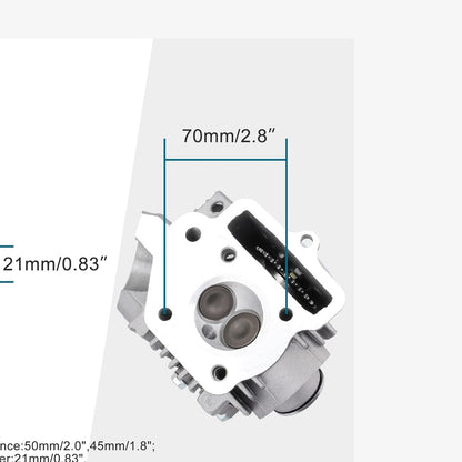 Cylinder Kit 47mm For 4 Stroke 70cc Engine ATV Go Kart Dirt Bike