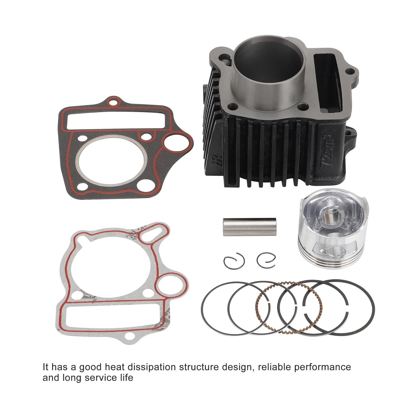 Cylinder Kit 47mm For 70cc ATC70 CRF70 CT70 TRX70 XR70 139QMB Engine