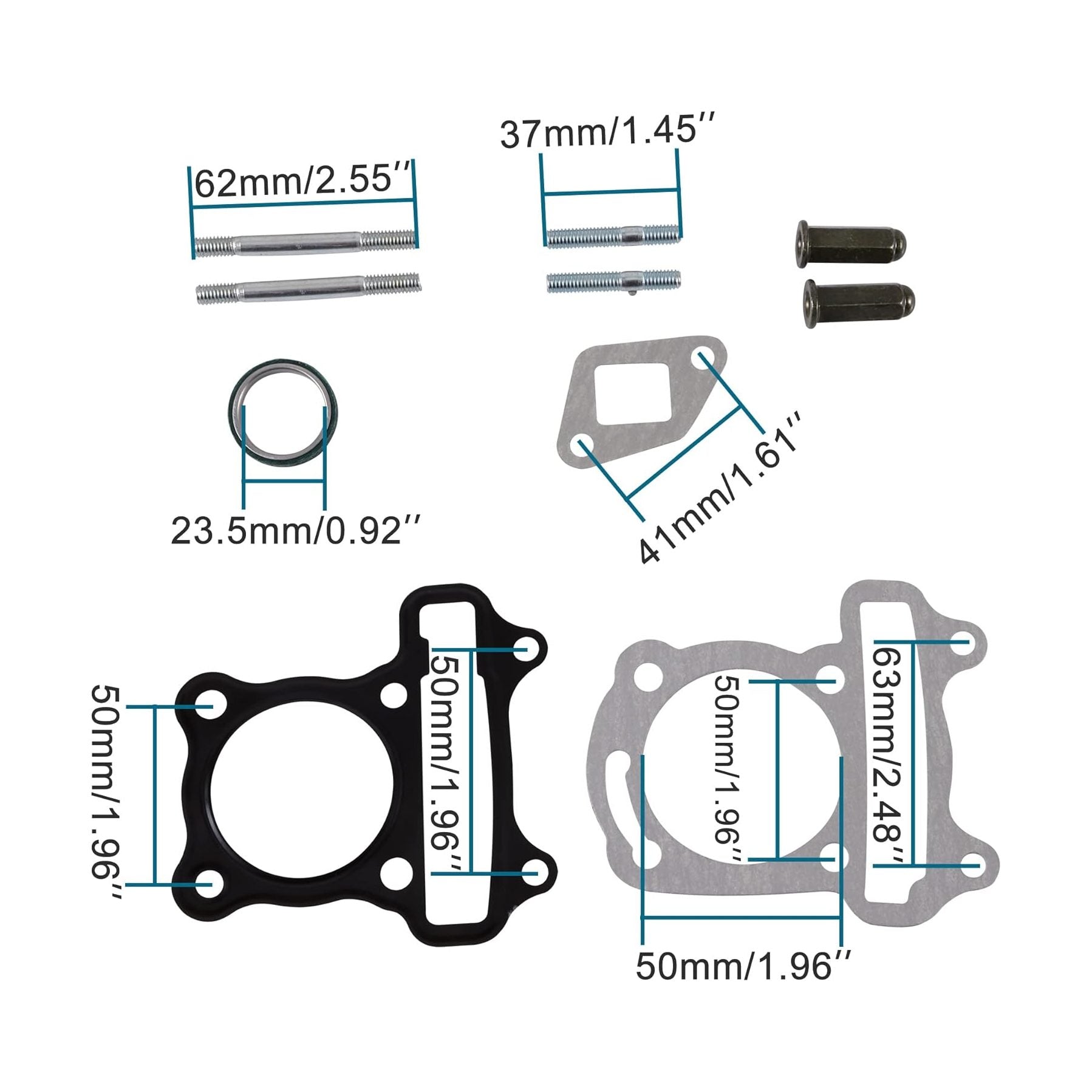 Cylinder Kit 47mm For 80cc 4 Stroke 139QMB GY6