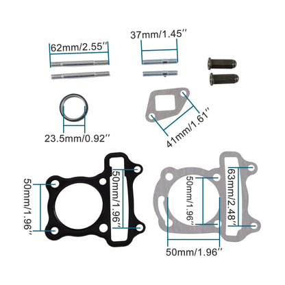 Cylinder Kit 47mm For 80cc 4 Stroke 139QMB GY6