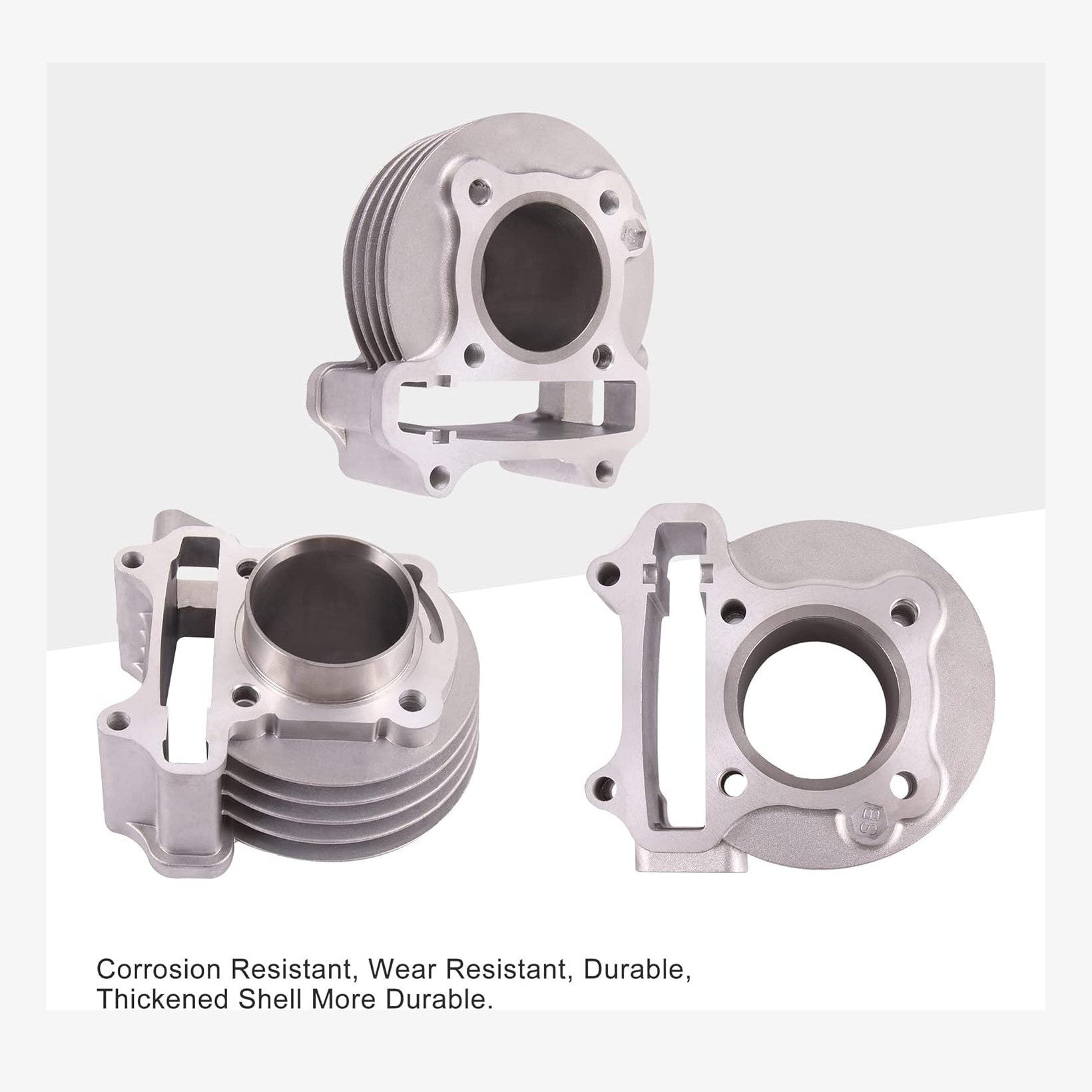 GOOFIT Performance Big Bore Cylinder Kit GY6 80cc 47mm for 139QMB ATV Scooter Moped Go Kart