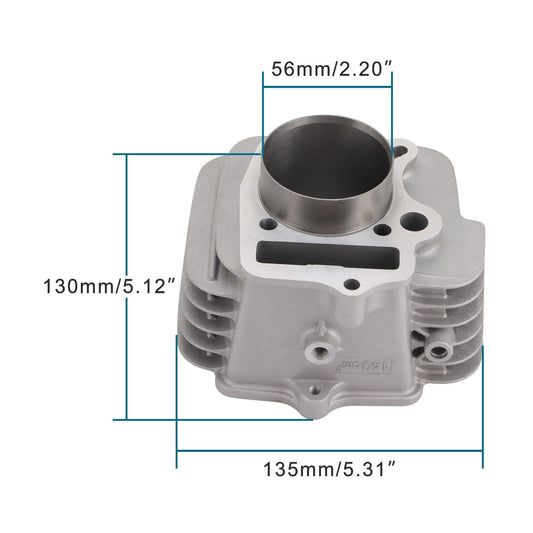 Cylinder Kit 56mm For 140cc 150cc 1P56FMJ YX140 Engine