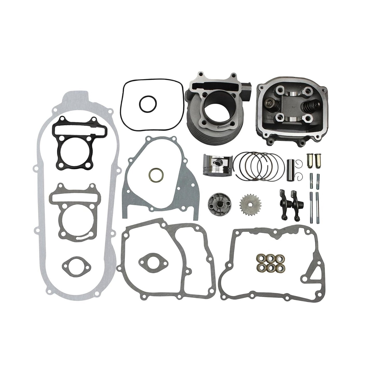 Cylinder Kit 57.4mm For 150cc 4stroke GY6 157QMJ Engine