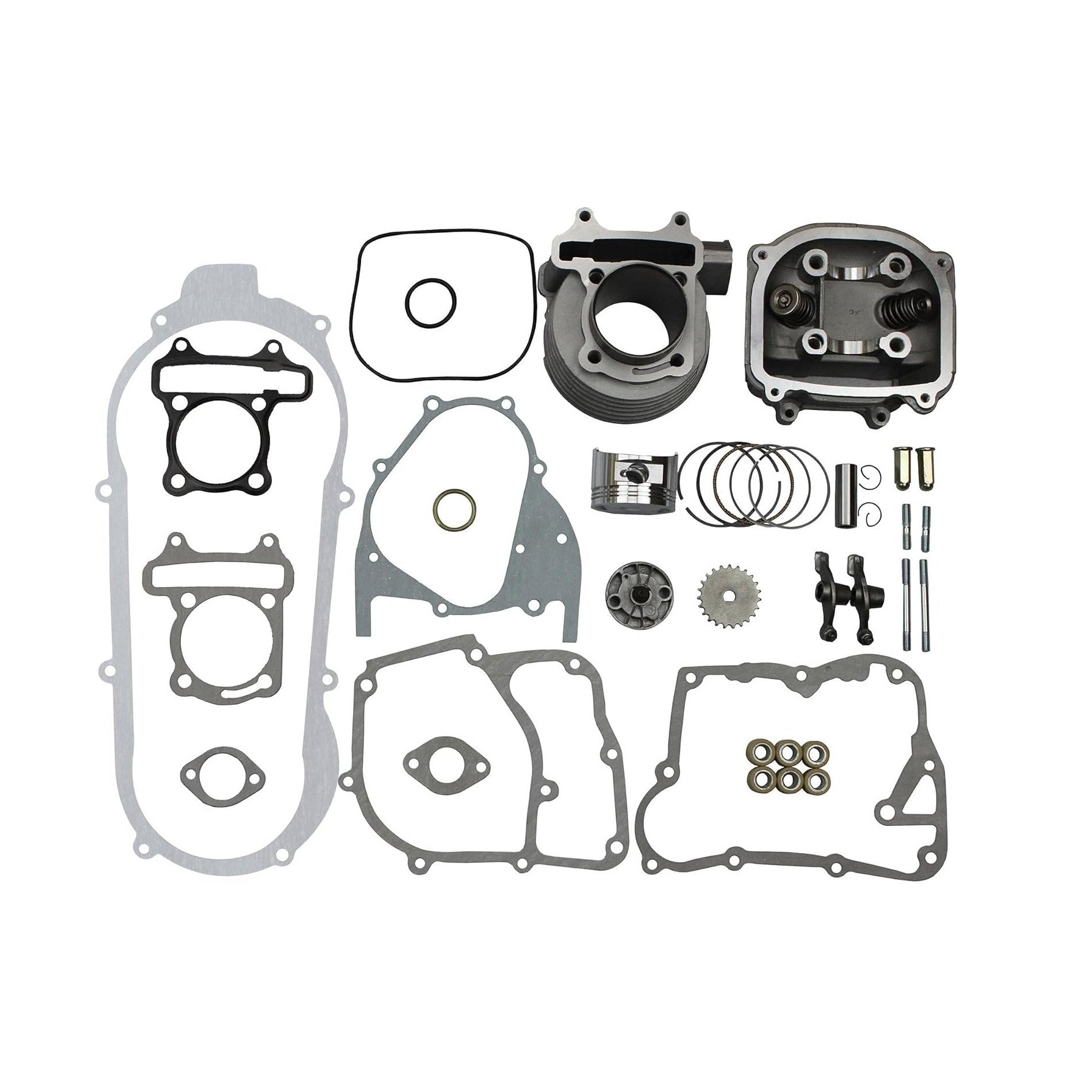 Cylinder Kit 57.4mm For 150cc 4stroke GY6 157QMJ Engine