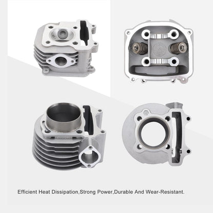 Cylinder Kit 57.4mm For 150cc 4stroke GY6 157QMJ Engine