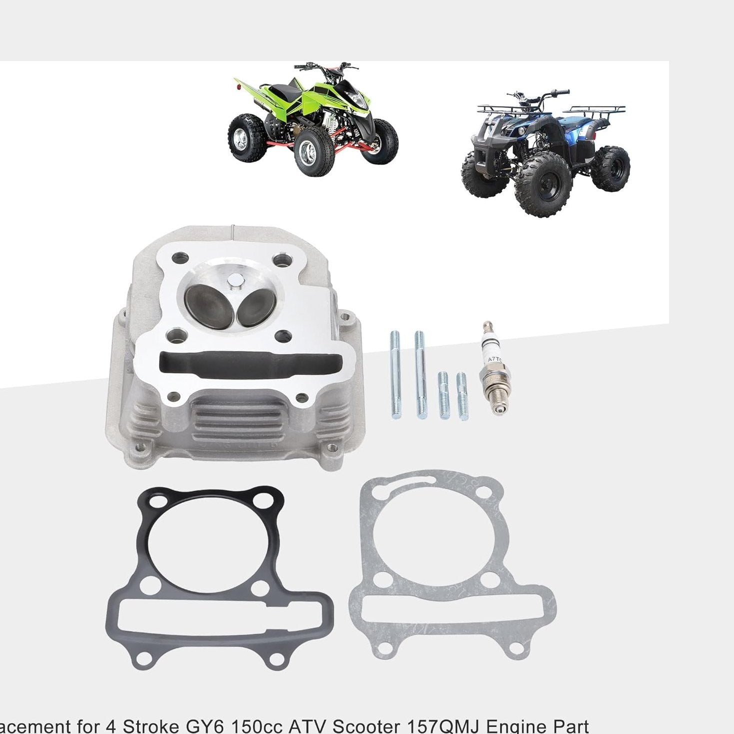Cylinder Kit 57.4mm For 4 Stroke GY6 150cc 157QMJ Engine