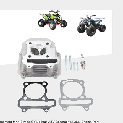 Cylinder Kit 57.4mm For 4 Stroke GY6 150cc 157QMJ Engine