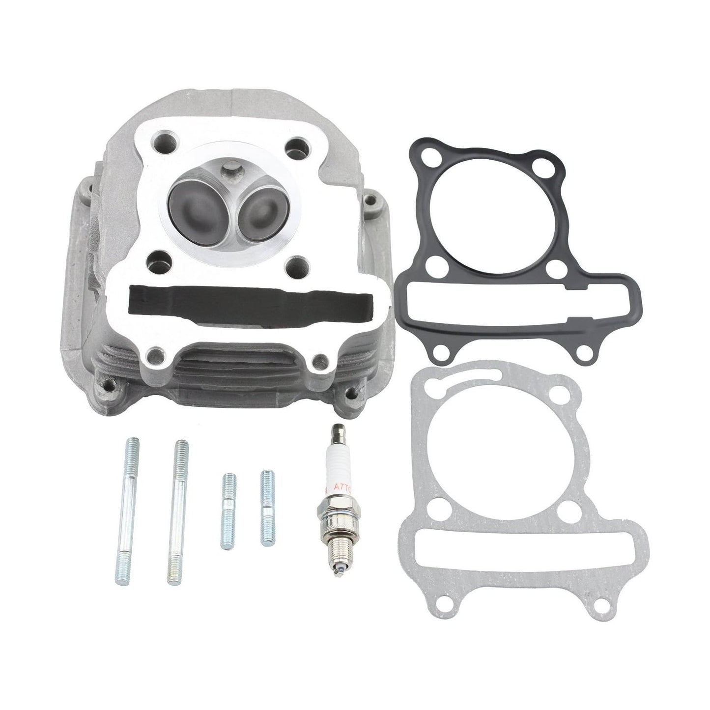 Cylinder Kit 57.4mm With Spark Plug For GY6 150cc 157QMJ 152QMI Engine