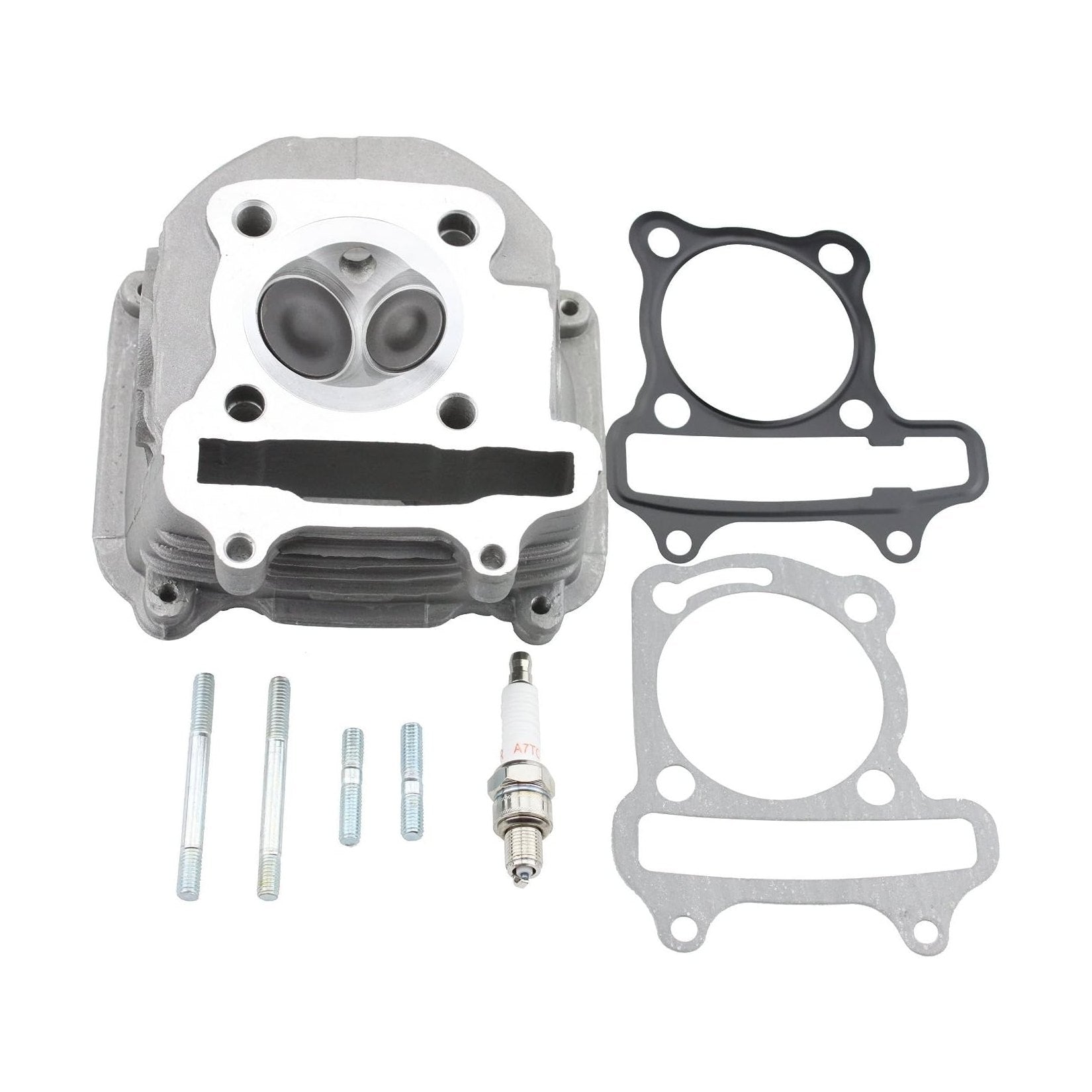 Cylinder Kit 57.4mm With Spark Plug For GY6 150cc 157QMJ 152QMI Engine