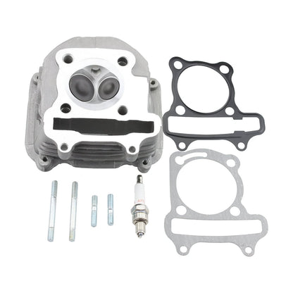 Cylinder Kit 57.4mm With Spark Plug For GY6 150cc 157QMJ 152QMI Engine