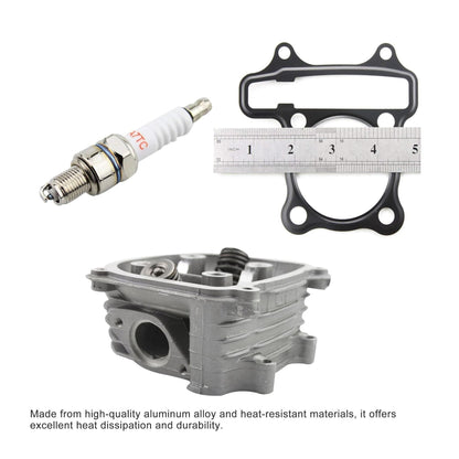 Cylinder Kit 57.4mm With Spark Plug For GY6 150cc 157QMJ 152QMI Engine