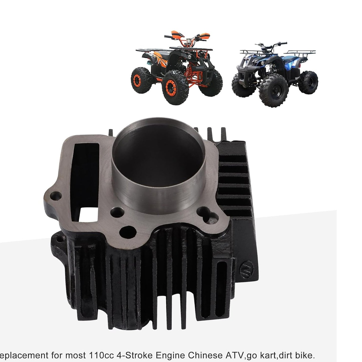 Cylinder Kits 52.4mm For 110cc 4-Stroke Engine ATV Go Kart