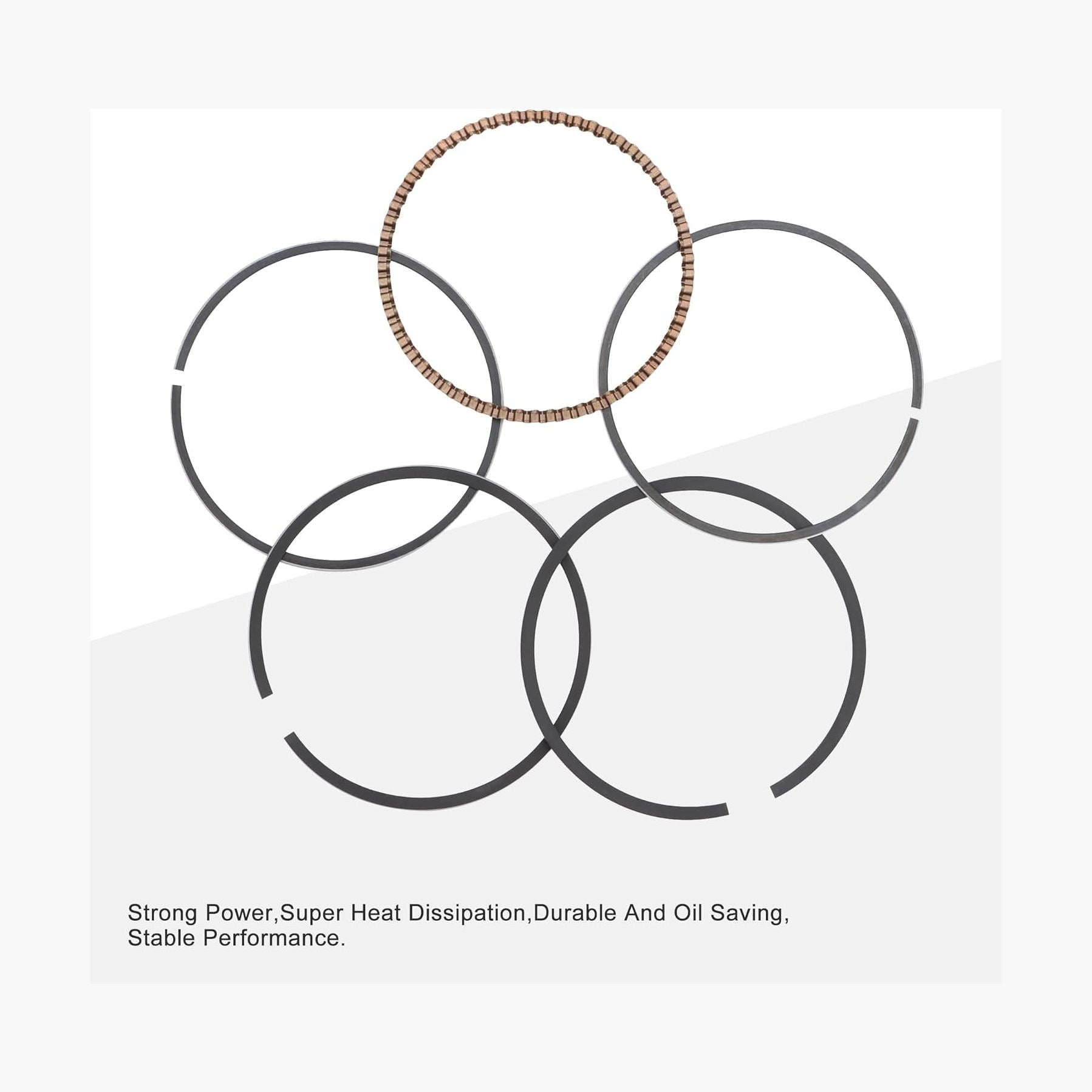 Cylinder Kits 52.4mm For 110cc 4 Stroke Horizontal Engine