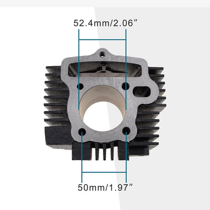 Cylinder Kits 52.4mm For Lifan 125cc LF125 Horizontal Engines