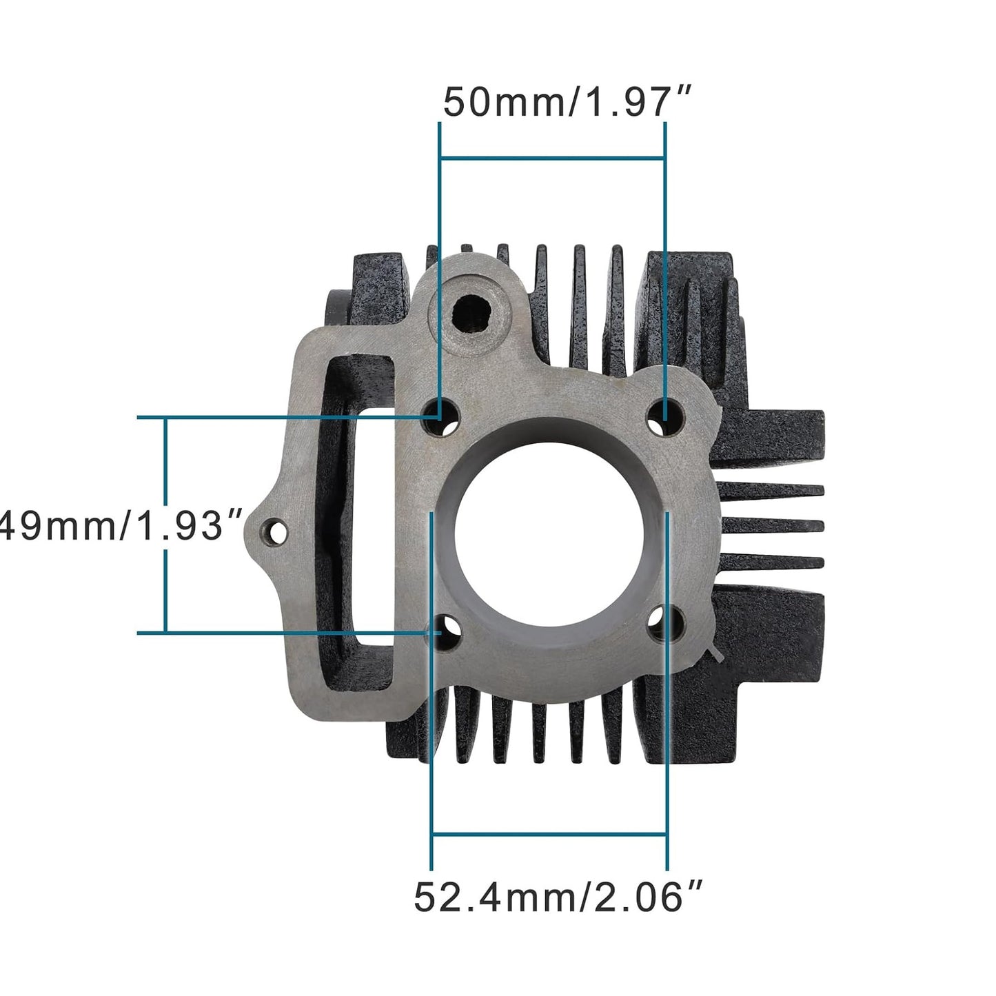 Cylinder Kits 52.4mm for 4 Stroke Chinese TaoTao Coolster ATV 110cc