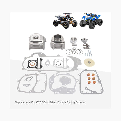Cylinder Kits 64mm For GY6 50cc 139QMB Racing Scooter