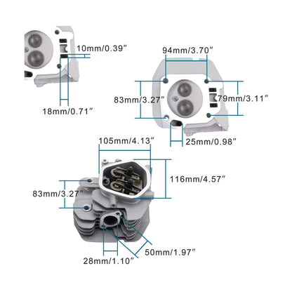Cylinder Kits For GX340 GX390 11HP 13HP Engine
