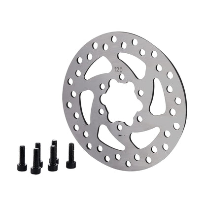GOOFIT Bicycle motorcycle Disc 120mm Disc Rotor Brake Rotors 6-Bolt mounting For EBikes, Mountain Bike And Sports Bike