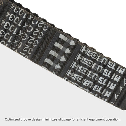 GOOFIT Wrapped Height Industrial Rubber Replacement for Power Transmission Clutch Drive Belt 320X1034 320x1034 320 1034 500 Xinyang 500 192MR-1001700 P800-1001700 LU018234 1034 32