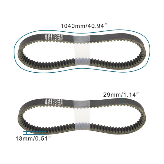 GOOFIT Motorcycle Drive Belt Replacement for 1993-2019 Polaris Ranger 500 RZR 800 Scrambler 400 Trail Boss 250 Spare Parts