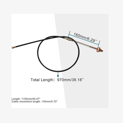 GOOFIT 38.18" Drum Brake Cable for 50cc 70cc 90cc 110cc 125cc 140cc 150cc Engine Pit Dirt Bike Off Road Motorcycle