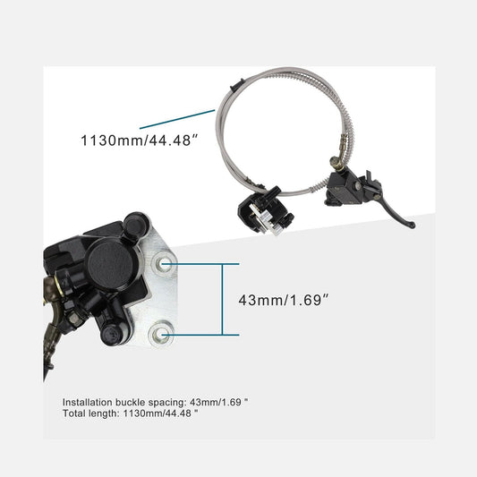 Front Brake Assembly For 110cc 125cc Dirt Bike ATV Scooter