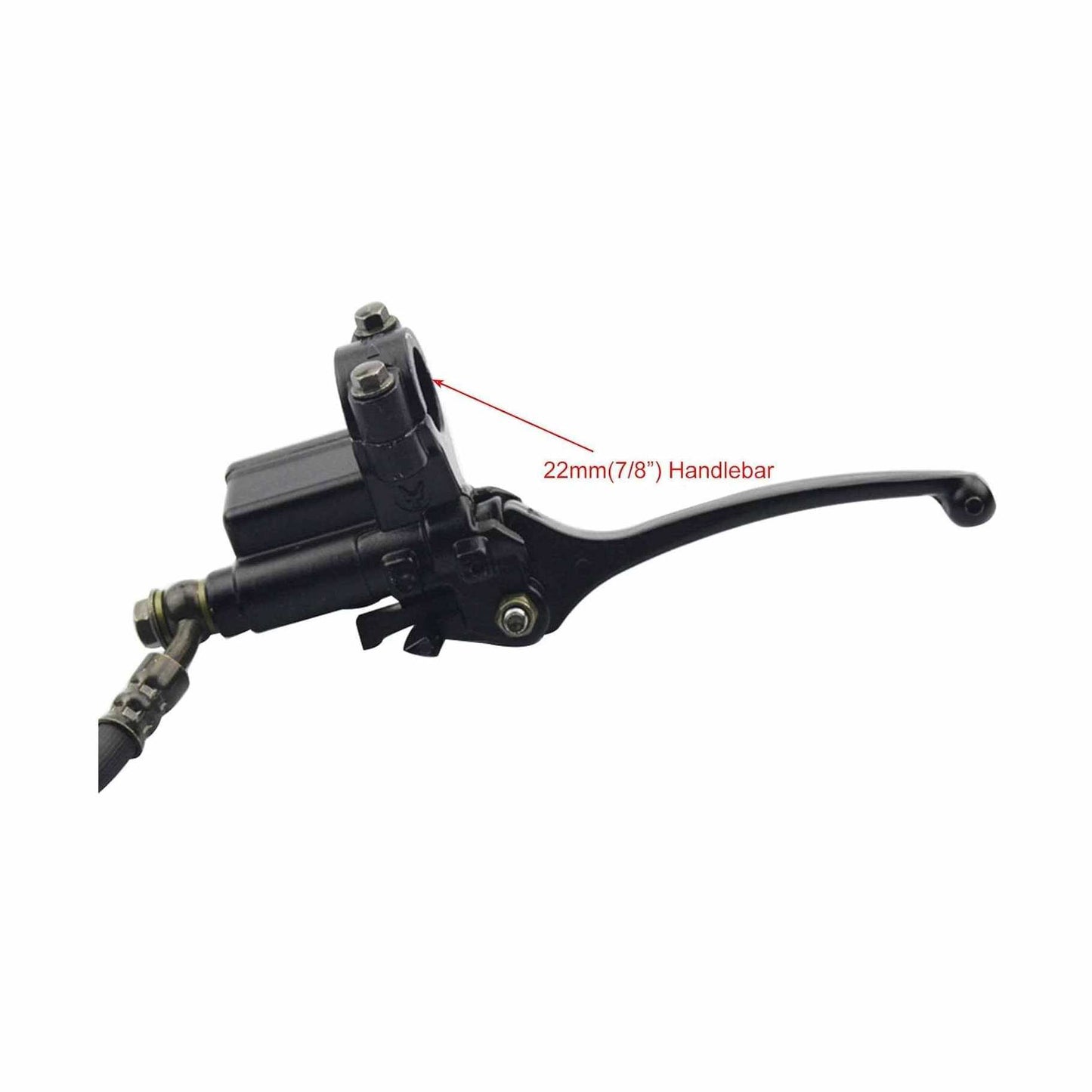 GOOFIT Front Disc Brake Master Cylinder Caliper Assembly With Disc Brake Pad Shoe Set Replacement for Chinese 50cc 70cc 90cc 110cc 125cc Dirt Bike Pit Bike