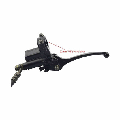 GOOFIT Front Disc Brake Master Cylinder Caliper Assembly With Disc Brake Pad Shoe Set Replacement for Chinese 50cc 70cc 90cc 110cc 125cc Dirt Bike Pit Bike