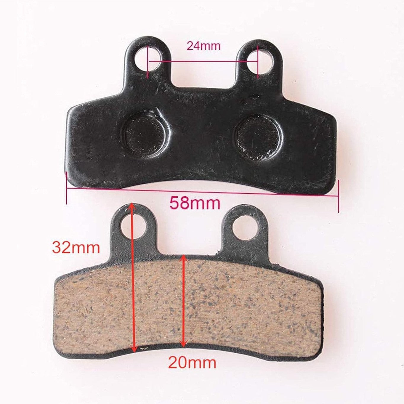 GOOFIT Front Disc Brake Master Cylinder Caliper Assembly With Disc Brake Pad Shoe Set Replacement for Chinese 50cc 70cc 90cc 110cc 125cc Dirt Bike Pit Bike